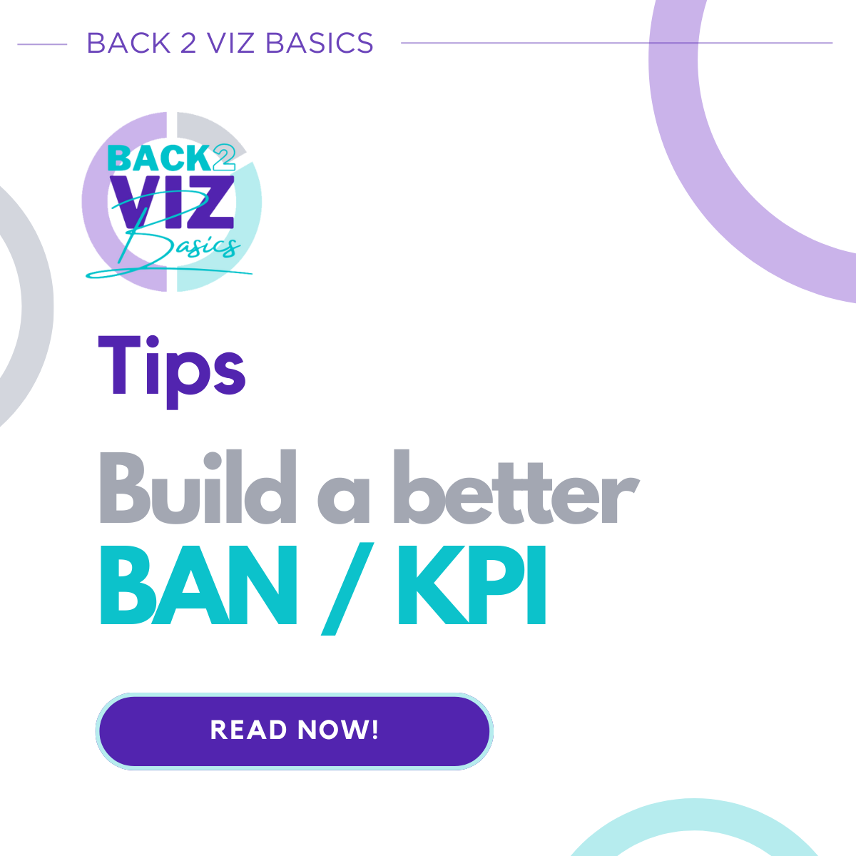 Build a better BAN / KPI